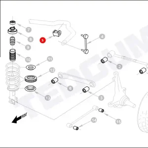 Oferta Poduszka stabilizatora TEDGUM 00390737 GE4T28156