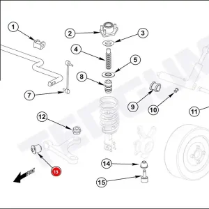 Darmowa dostawa Silentblok wahacza TEDGUM 00390354 GA2B34470A