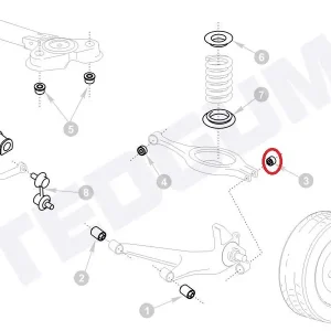 Szybka wysyłka Silentblok wahacza TEDGUM 00379950