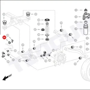 Tylko do końca tygodnia Poduszka stabilizatora TEDGUM 00373413 60673082