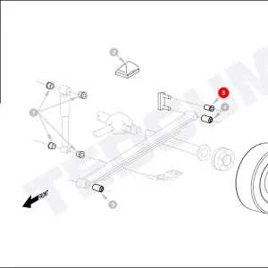 Obniżka ceny Tuleja resoru TEDGUM 00343849 K60A28