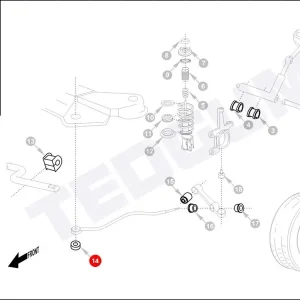 Hit sprzedaży TULEJA DRĄŻKA REAKCYJNEGO KIA