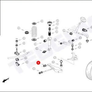 Szybka dostawa Silentblok wahacza TEDGUM 00301886 894408841