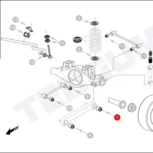 Bezpieczna płatność Silentblok drążka wzdłużnego TEDGUM 00226069 1954794