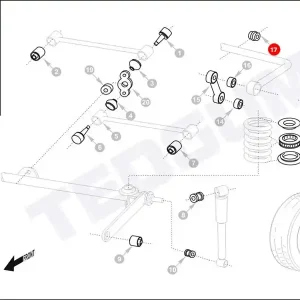 Najlepsza cena Poduszka stabilizatora TEDGUM 00137543 04656932AA