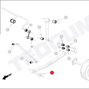Darmowy zwrot Tuleja resoru TEDGUM 00136701 4228492