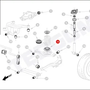 Darmowa dostawa Podkładka sprężyny TEDGUM 00086703 33531128610
