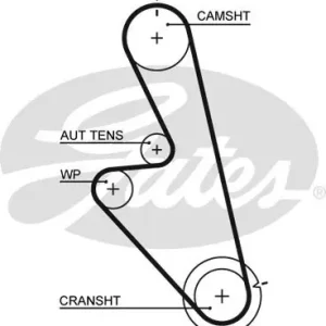Nowy Pasek rozrządu GATES 5449 10068553